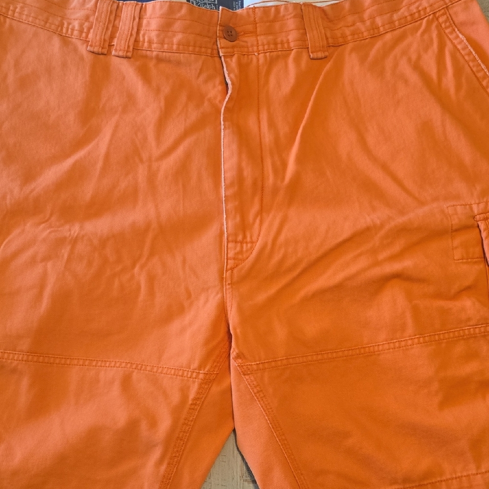 Ralph Lauren Orange Cargo Shorts